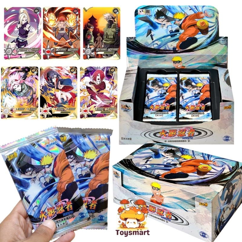 Nruto Kayou Pack Tier Wave 6 TCG Naruto Kayou Kartu 1 Box Card Naruto