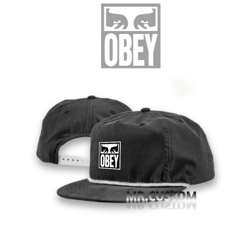 Topi Snapback Klasik Obey - Rope Hat Vintage - Snapback Classic Pria Wanita Dewasa