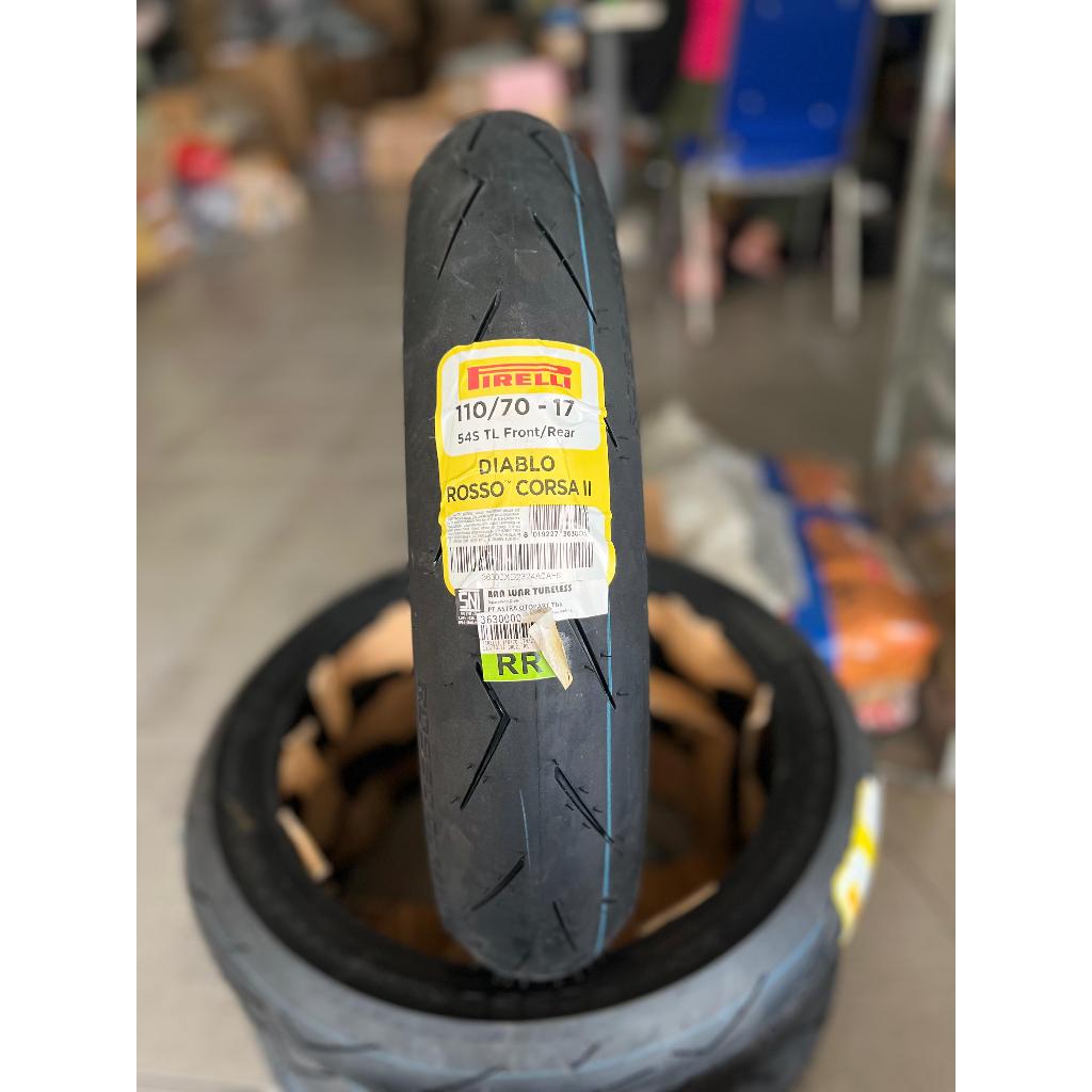 Ban Racing Pirelli Diablo Rosso Corsa ll dan diablo Rosso sport Soft Compound Tubeless ring 17 90/80