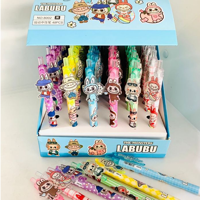 

(1pcs)PULPEN GEL CLICK A-8002 LABUBU ACRYLIC CLIP (0.5mm) / GEL PEN / PENA VIRAL