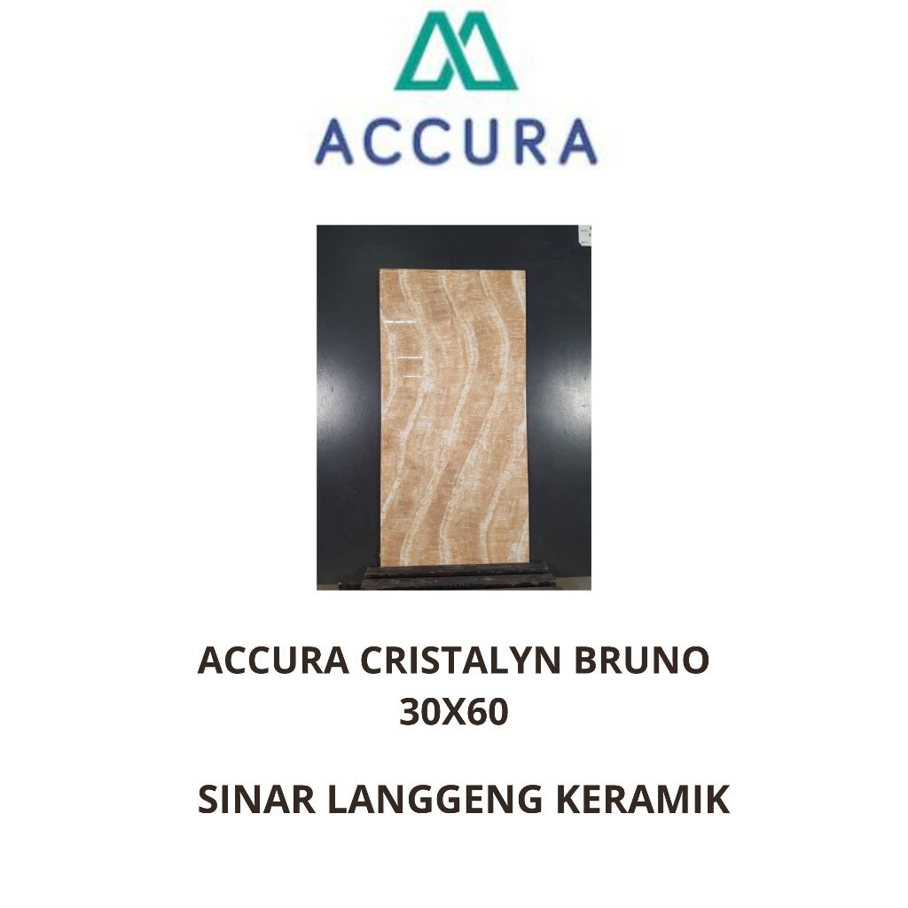 ACCURA CRISTALYN BRUNO 30X60 KERAMIK DINDING