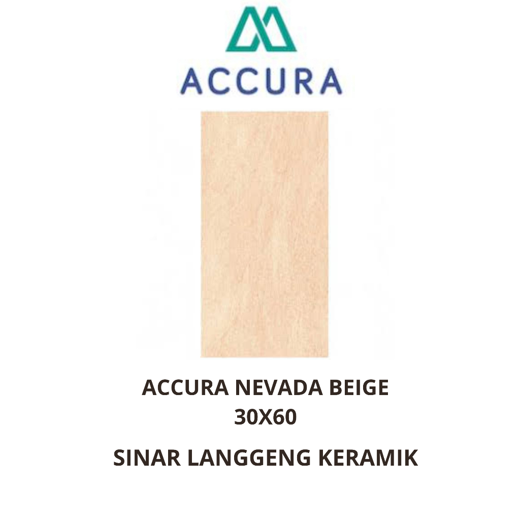 ACCURA NEVADA BEIGE 30X60 KERAMIK DINDING