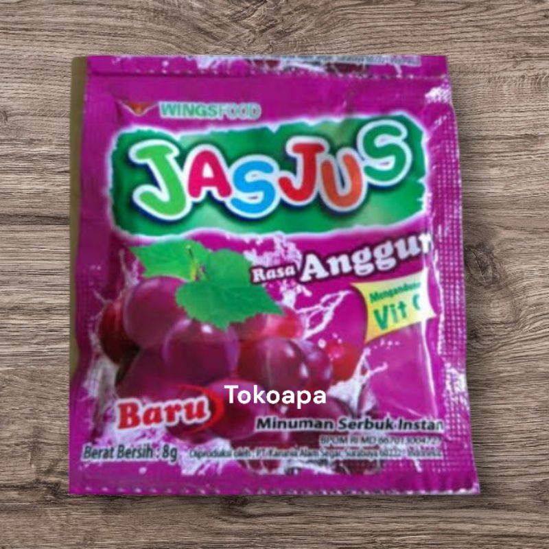 

Jasjus Rasa Anggur ( 10 Sachet )