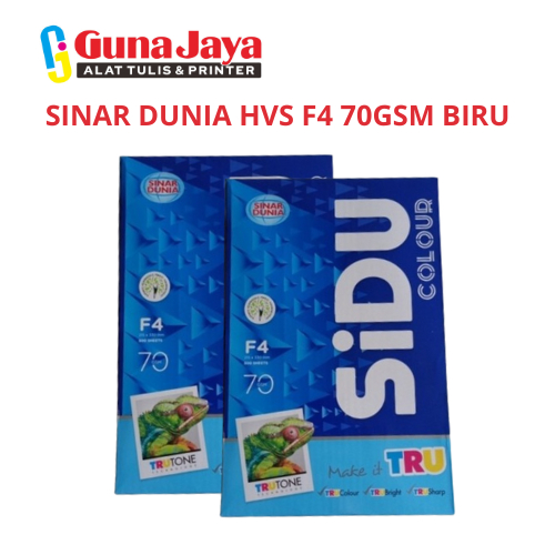 

SINAR DUNIA HVS F4 70GSM BIRU