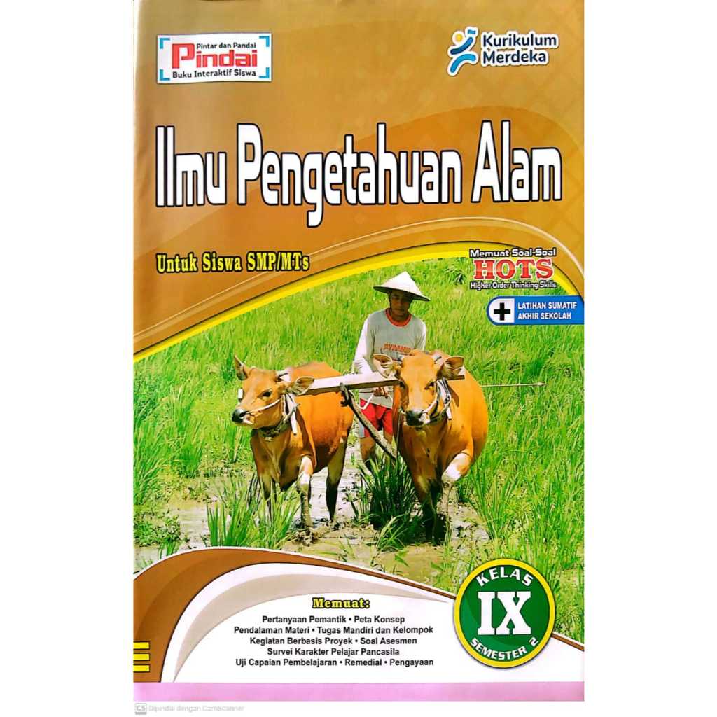 Buku LKS IPA Kurikulum Merdeka Kelas 9 SMP/MTs Semester 2