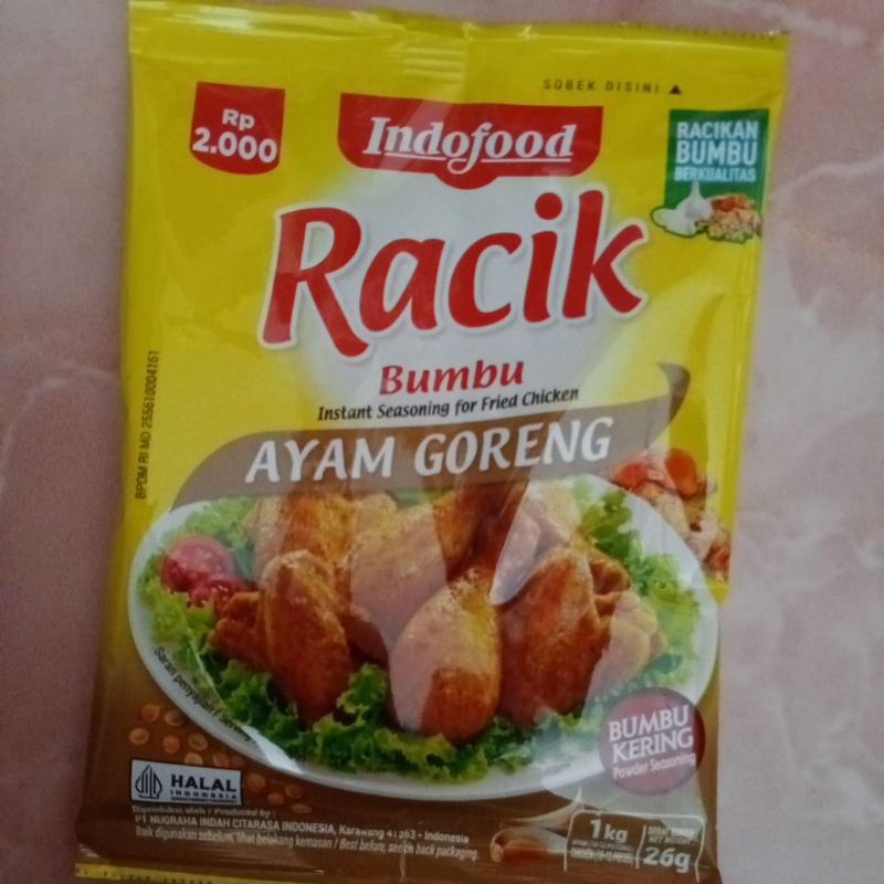 

RACIK BUMBU AYAM GORENG 26g