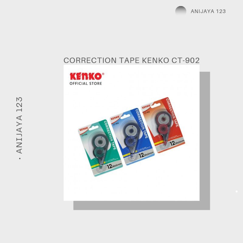 

TIPEX KERTAS /CORRECTION TAPE KENKO CT-902 1PCS