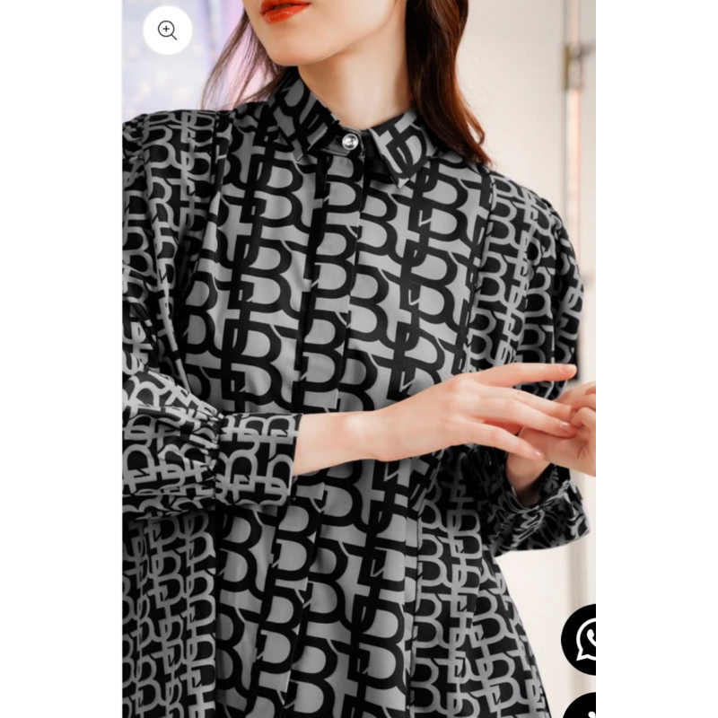 Benang Jarum - Monogram Puffy Shirt PL