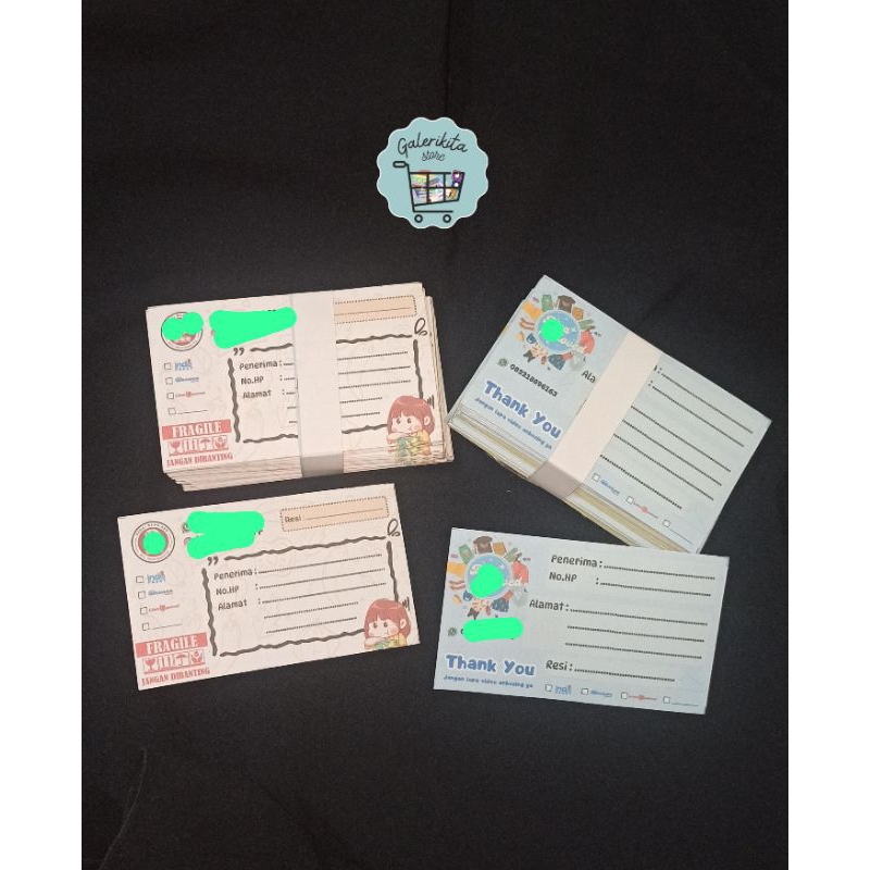 

Cetak Stiker Label Pengiriman Custom