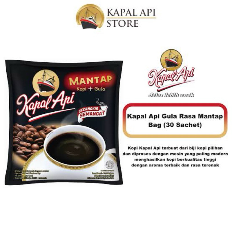 

kapal api gula rasa mantap renteng isi 10