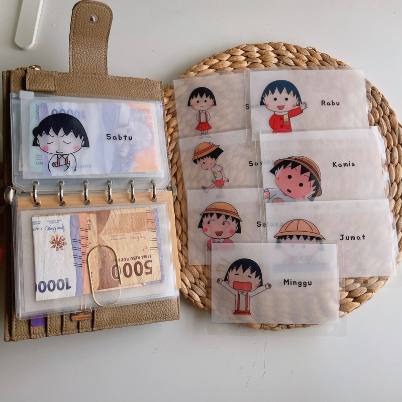 

( 1 pcs CASH ENVELOPE A7 untuk binder A7) untuk jurnaling atau budgeting BISA CUSTOM