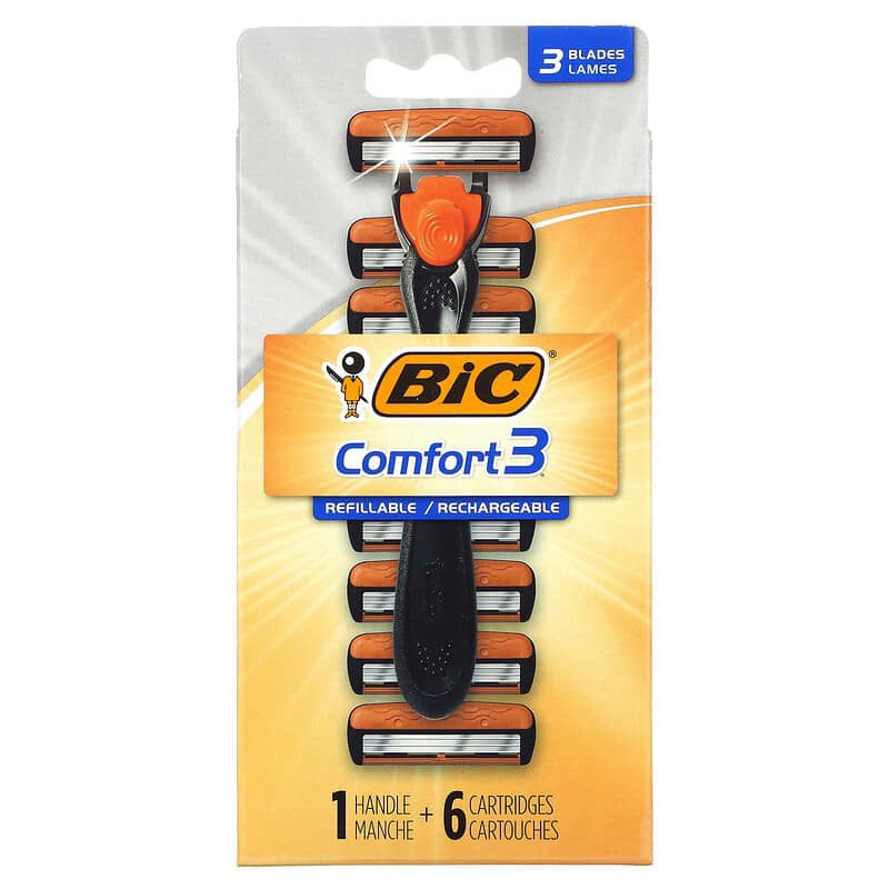 BIC COMFORT 3 Reflillable / Rechargeable (alat cukur ) ORI U.S.A