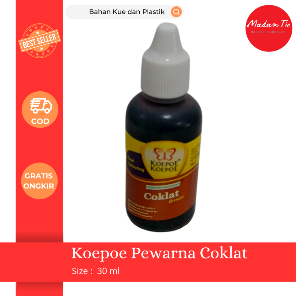 

Koepoe Pewarna Cokelat 30ml 1pcs