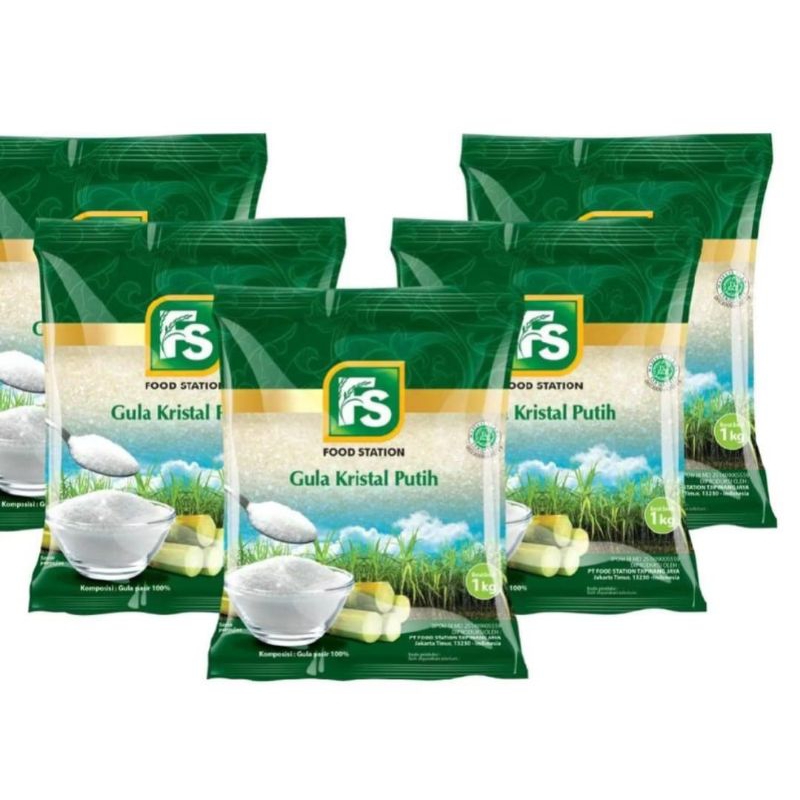 

Gula pasir FS 1 kilo ( 5 pcs )