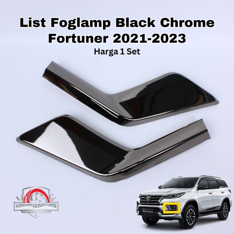List Chrome Foglamp Fortuner 2021-2023