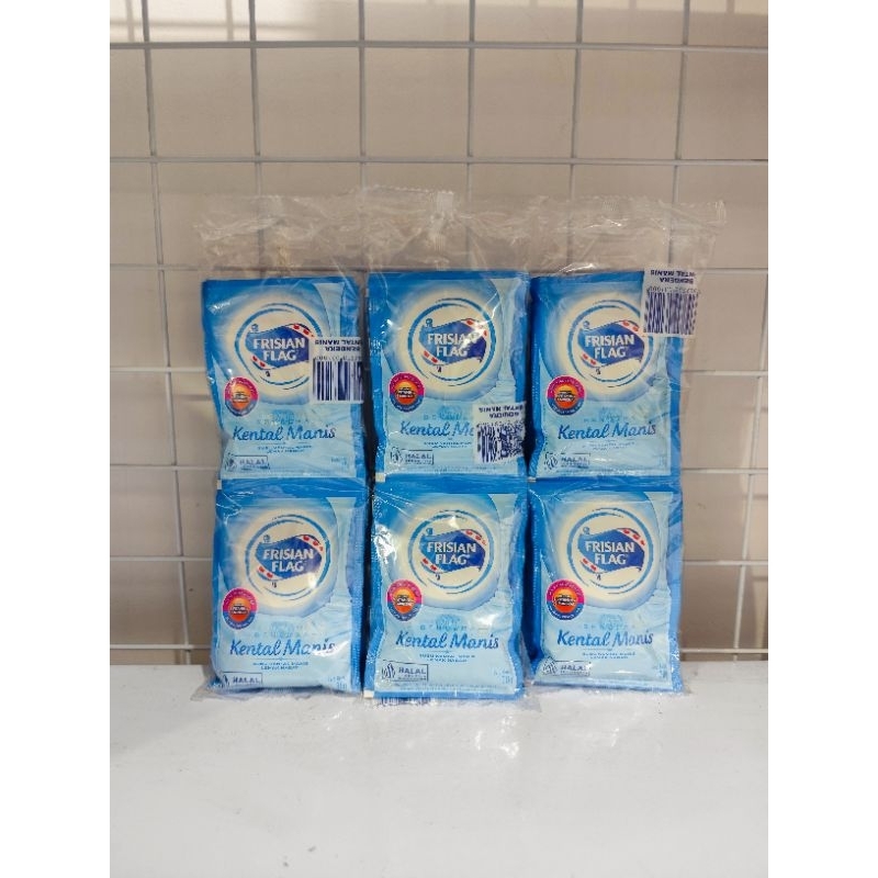 

Frisian Flag Kental Manis (1 Pack isi 6 Sachet)