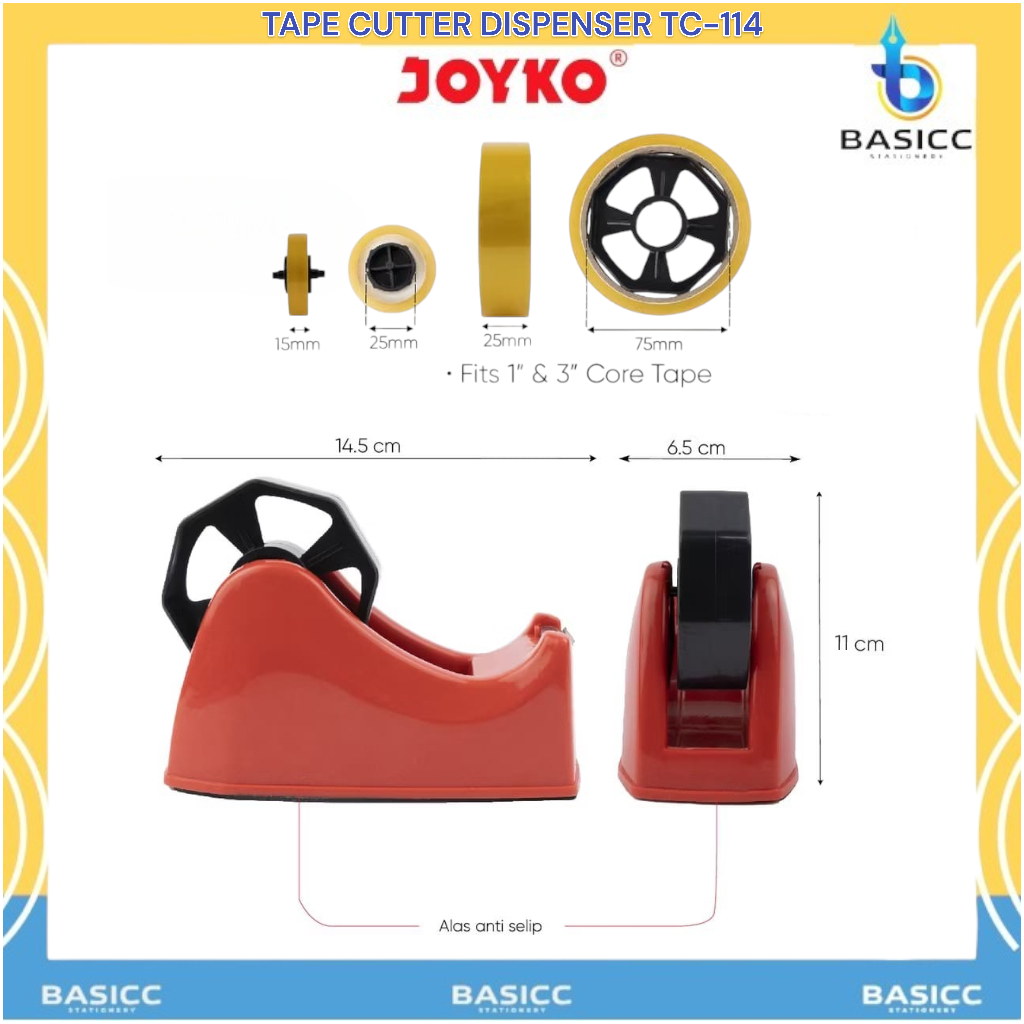

Joyko Tape Cutter Dispenser Joyko TC-114