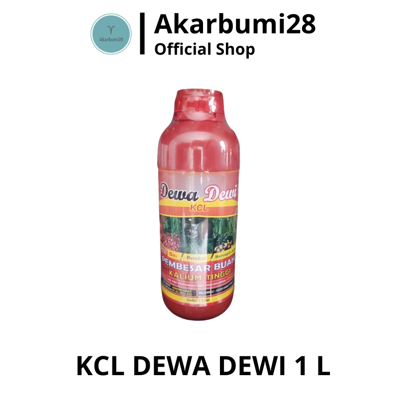 PUPUK CAIR KCL DEWA DEWI 1 LITER PUPUK PEMBUAHAN DAN PEMBESARAN