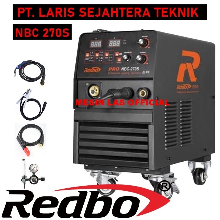 Mesin Las Redbo Pro MIG 270 S Trafo Las Inverter IGBT Garansi 1 Tahun