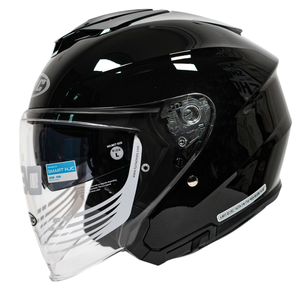 Helm HJC i30 Black Gloss Half Face