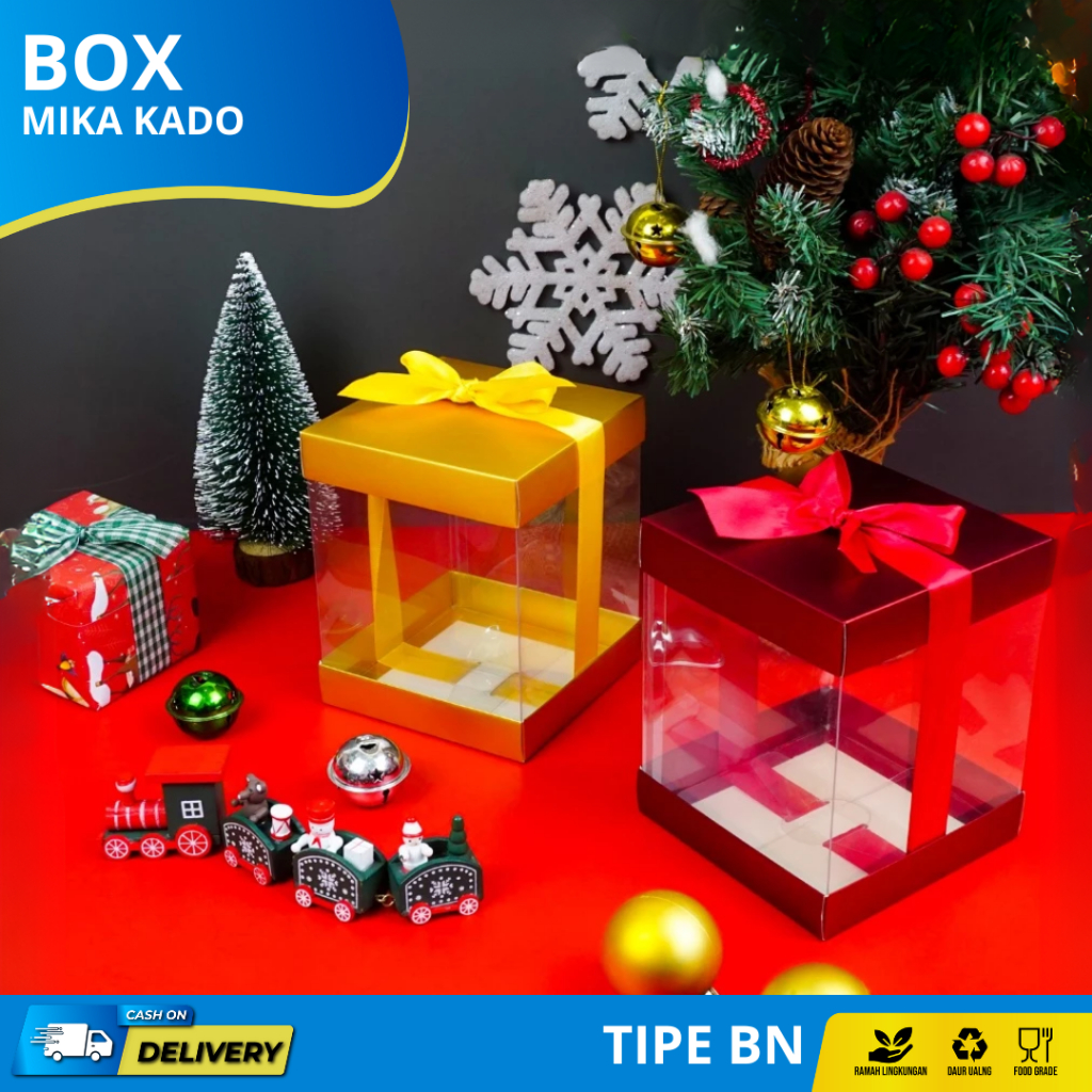 

Gift box / Box Mika Kotak SegiEnam / Kotak Hadiah Mika / Box Transparan Mika Bening Elegan Souvenir