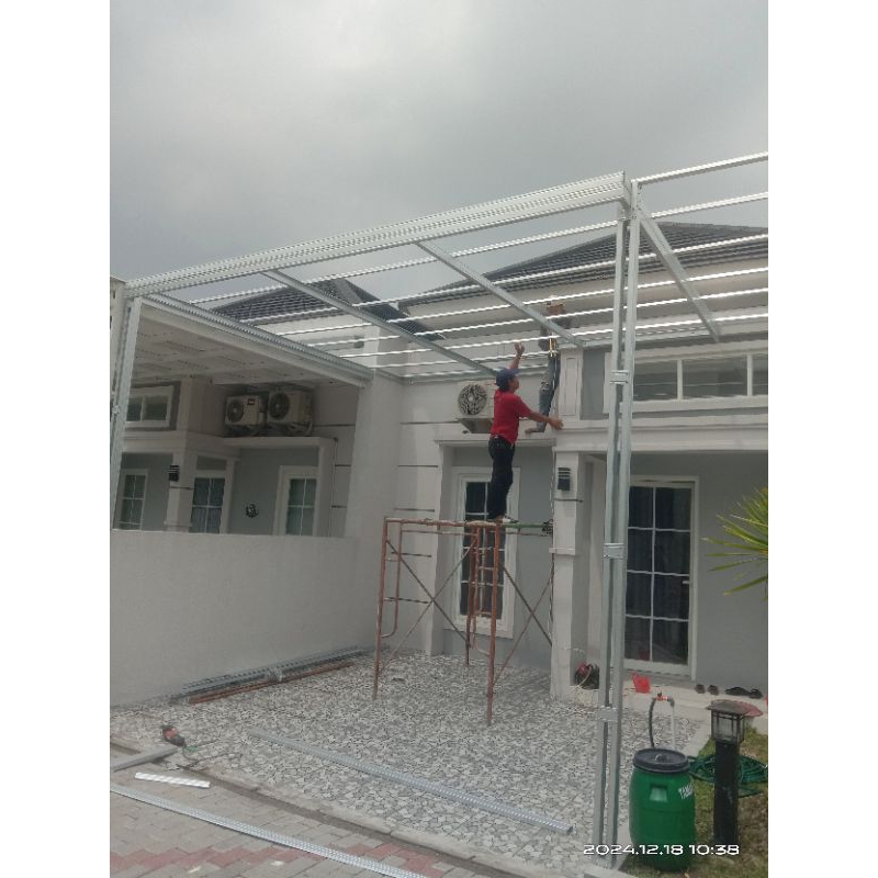 kanopi baja ringan atap galvalum