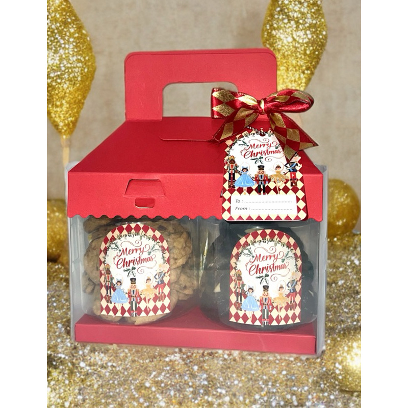 

Cookie giftbox hamper christmas HAMPER NATAL READY SIAP KIRIM
