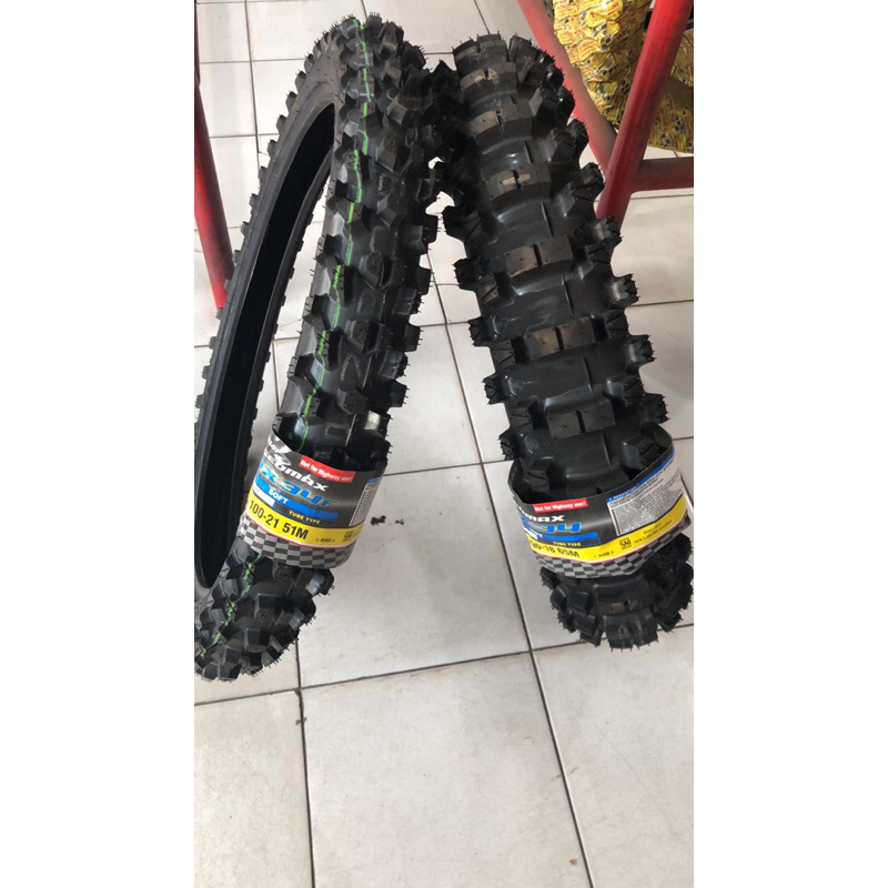 Ban trail ktm, husq, sherco, gasgas merk dunlop Geomax mx33 80/100-21, 120/90-18