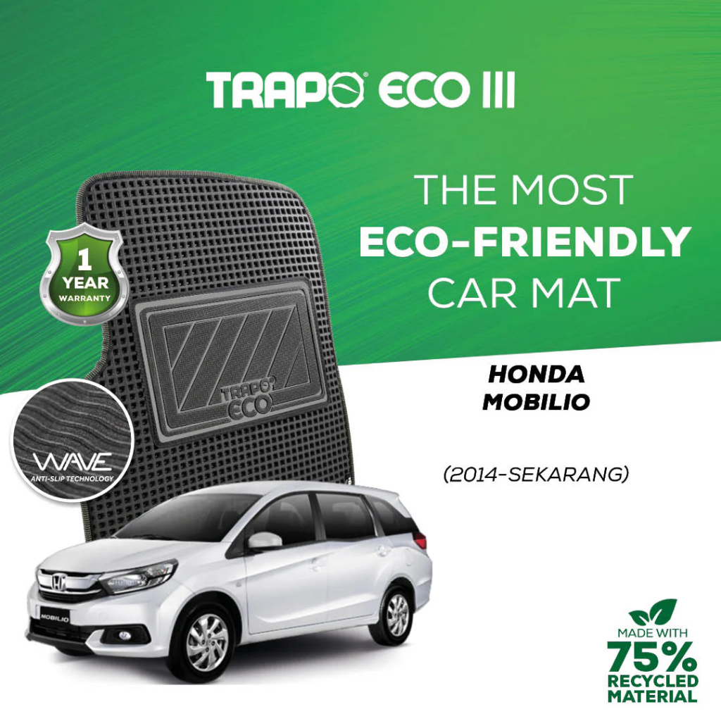 Karpet Mobil Trapo Eco Karpet Honda Mobilio (2014-Sekarang) Karpet Mobilio Fullset