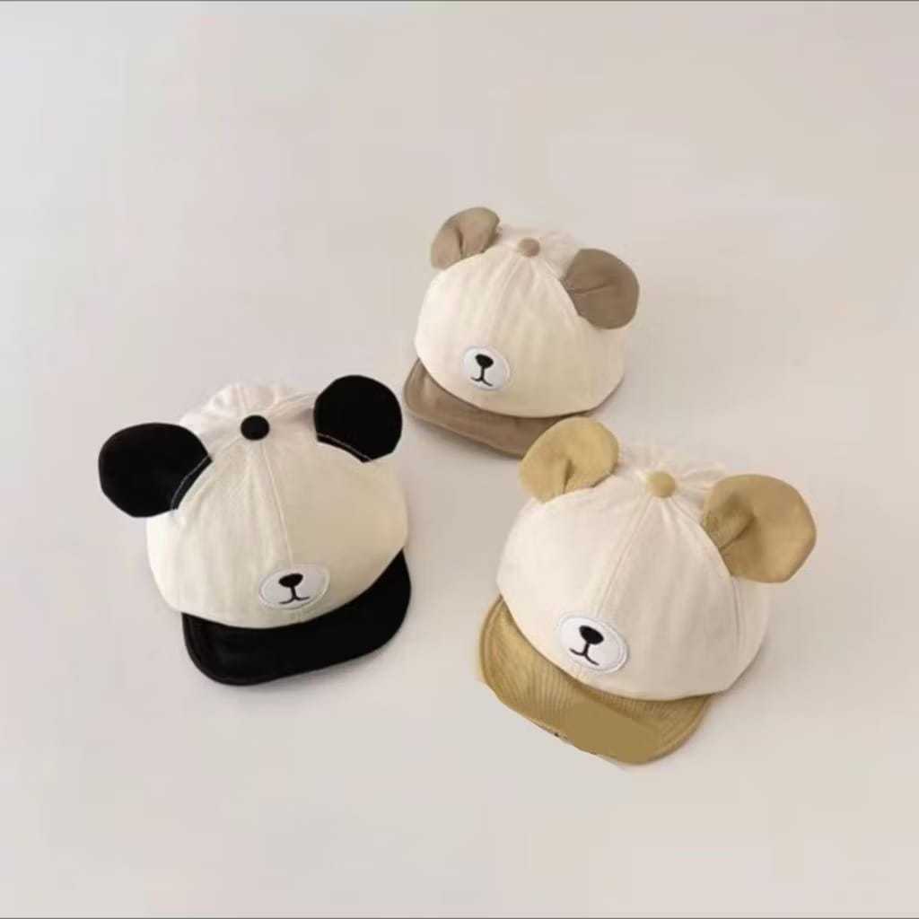 Topi Koala/Topi Anak Karakter Koala Kombinasi |Hijab Fashion1