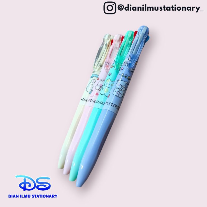 

bolpen vanco 4 warna VC-6201