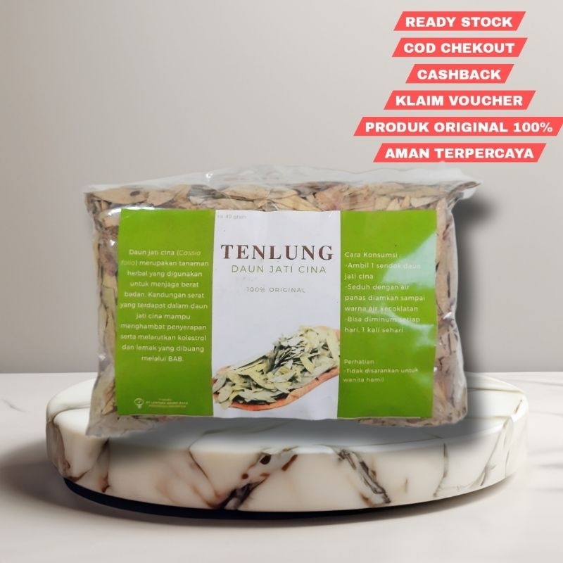 

TENLUNG DAUN JATI CINA100% ORIGINAL Membantu Menjaga Berat Badan - Melancarkan pencernaan mengatasi sembelit menurunkan berat badan isi 40 gram