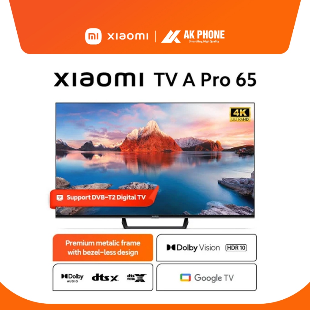 Xiaomi TV A Pro 65" 2025 Garansi Resmi (AK PHONE JAMBI)