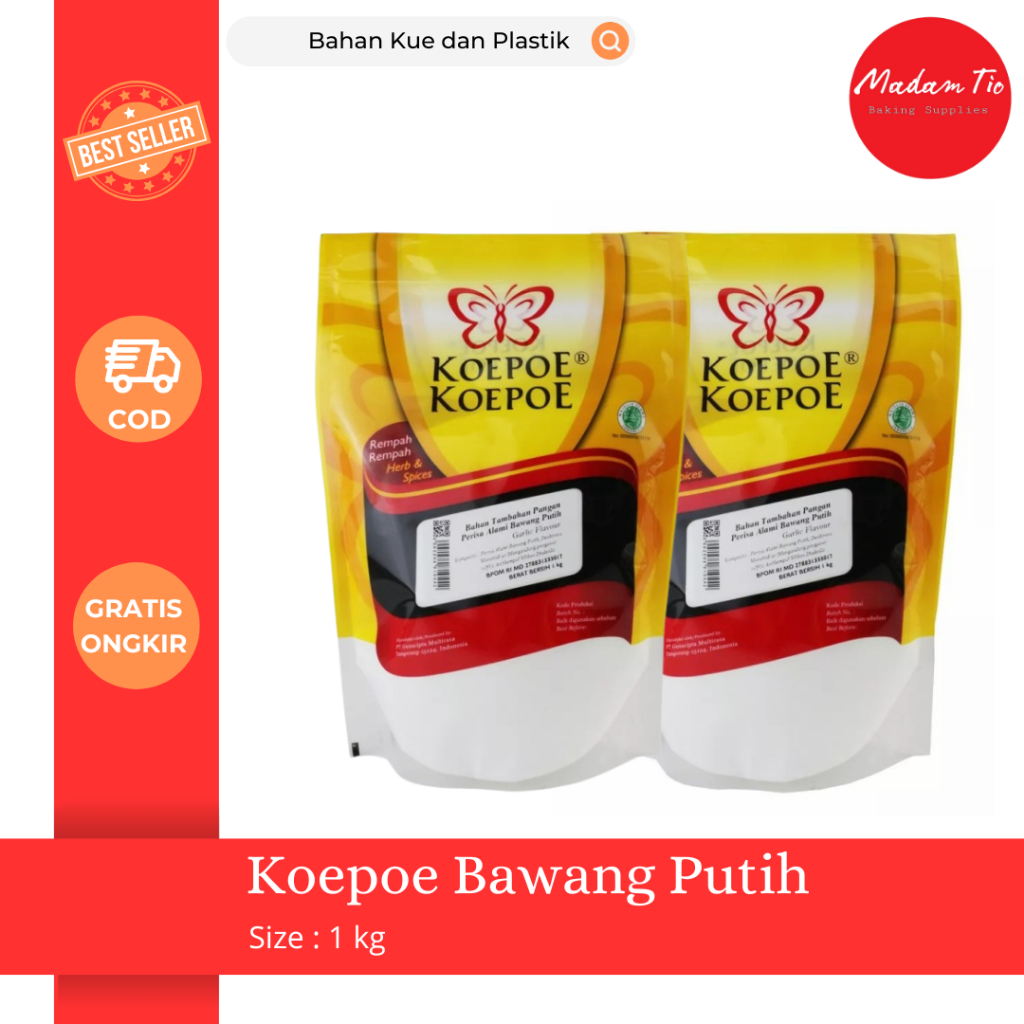 

Koepoe Bumbu Bawang Putih 1kg 1pcs