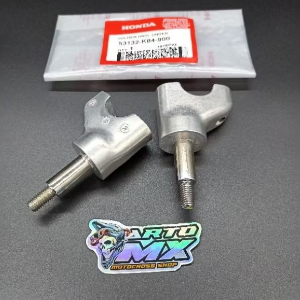 raiser stang bawah CRF 150L, raiser stang bagian bawah CRF 150L, raiser CRF 150L bawah