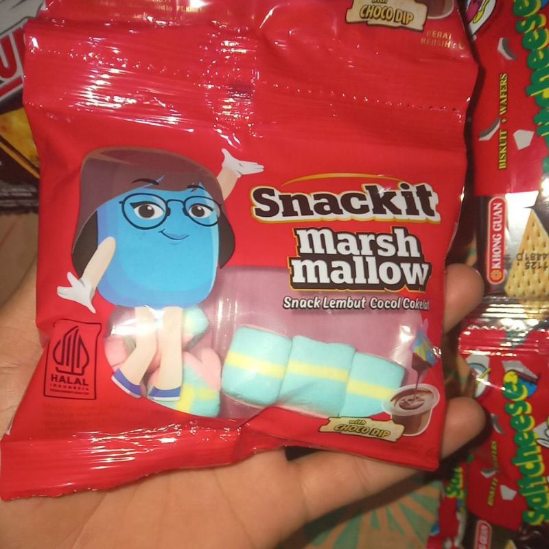 

Snackit Marshmallow 1 Renteng Isi 10 Pcs