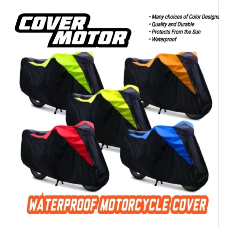 sarung motor tutup motor cover motor waterproof anti panas matahari dan hujan