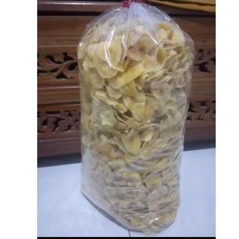 

kripik seriping pisang kepok kemasan 2.5kg gurih renyah enak packing dush bubble wrap dijamin aman