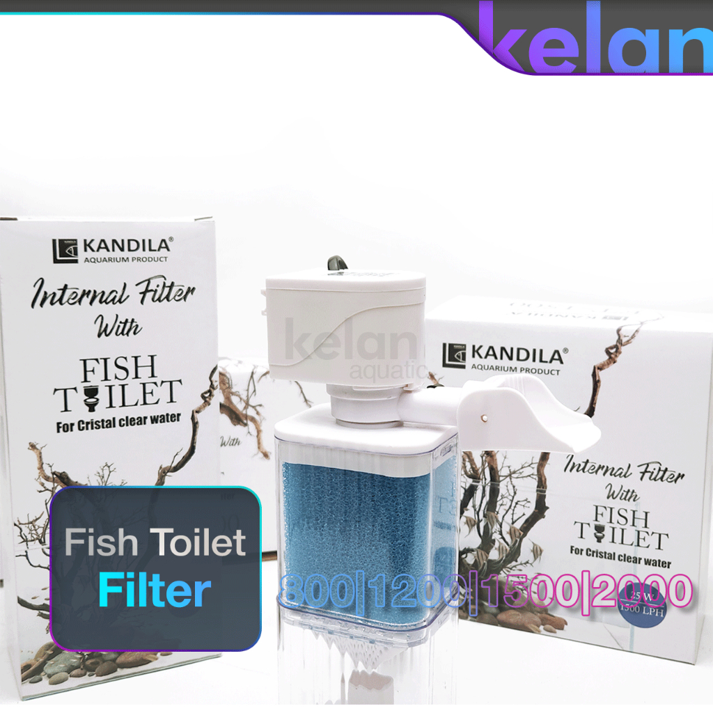 KANDILA FISH TOILET FT 2000 Pompa Internal Filter Aquarium 2000 lph
