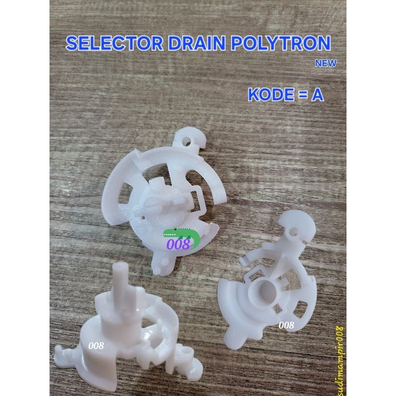 Selector drain mesin cuci Polytron - kingelectronicmedan