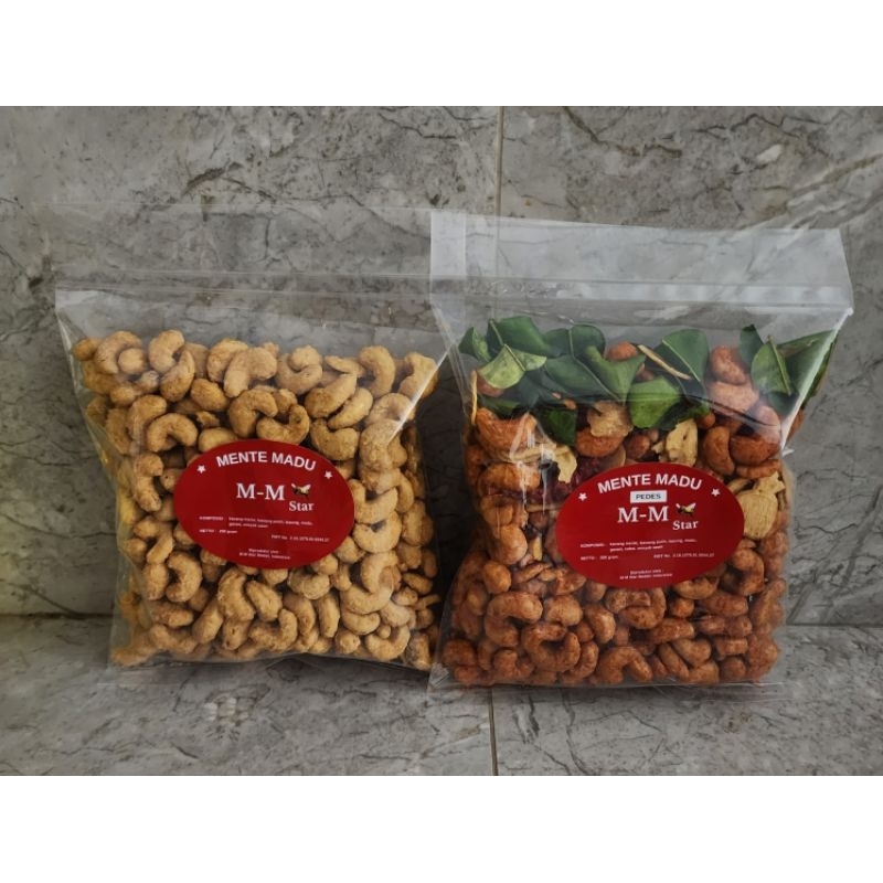 

500g Kacang Mente Pedas Manis 500g.