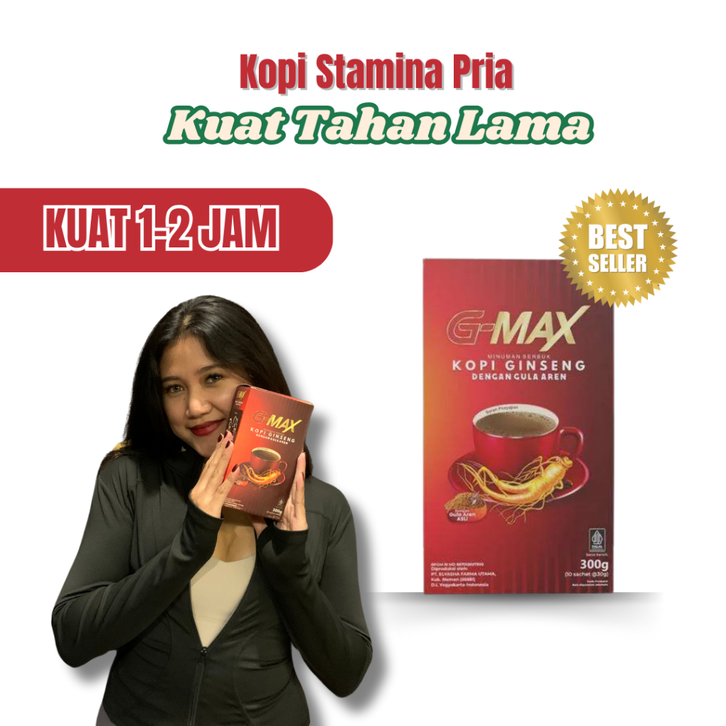 

Kopi G-MAX Sachet Original 100% Kopi Penambah Stamina Pria Tanpa Efek Samping Aman Sudah BPOM & Halal