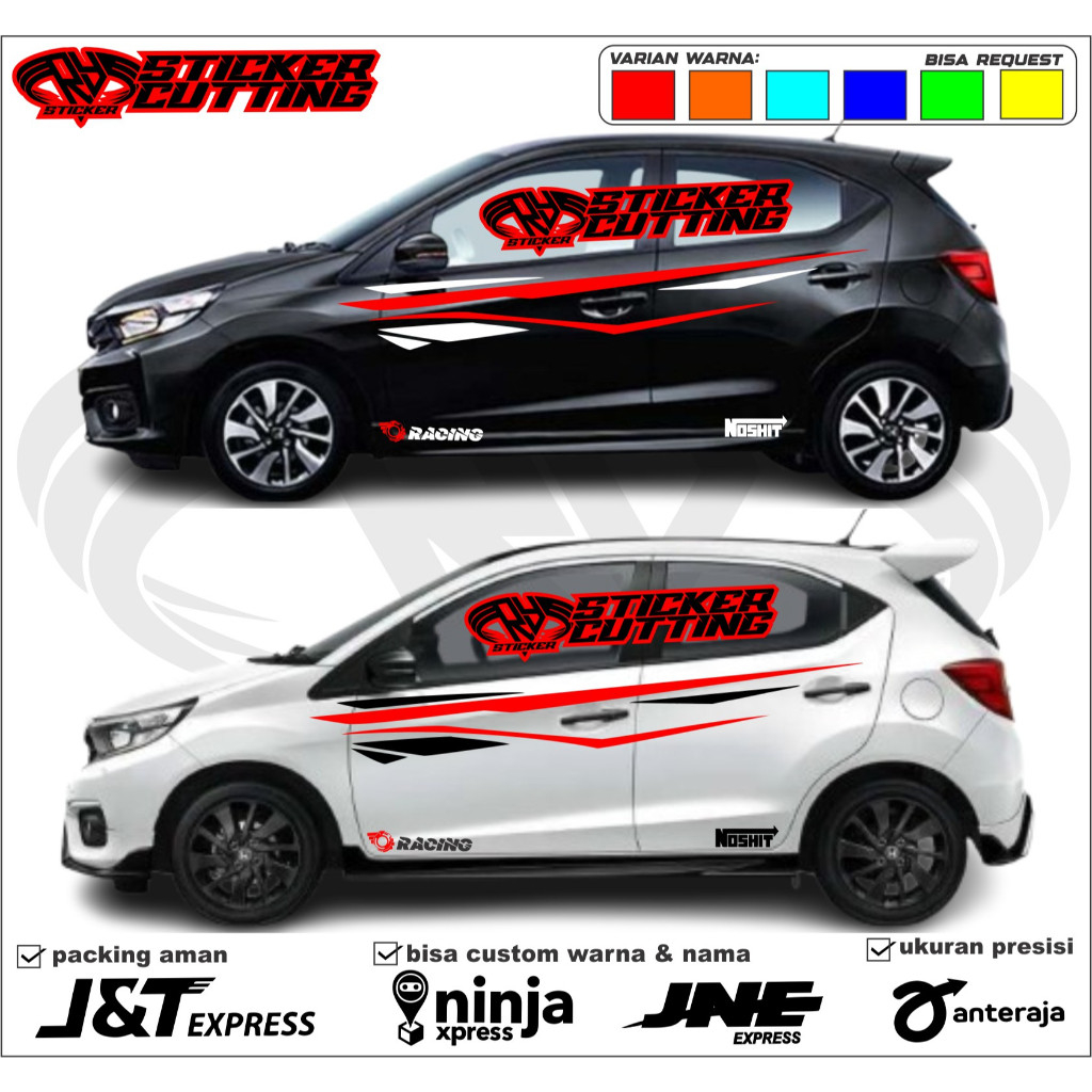 STIKER MOBIL BRIO STIKER CUTTING HONDA BRIO STIKER MOBIL BRIO TERLARIS