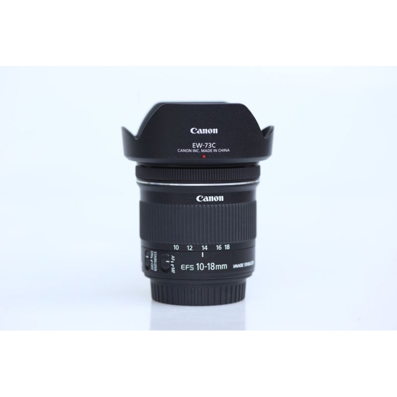 Lensa Wide Canon EF-S 10-18mm f/4-5.6 IS STM for Canon DSLR APSC & Full Frame - Terbaik Free Bonus B