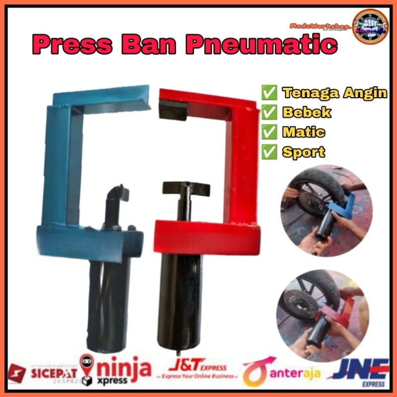 Alat press pres ban tubles non tubles super jumbo tenaga angin