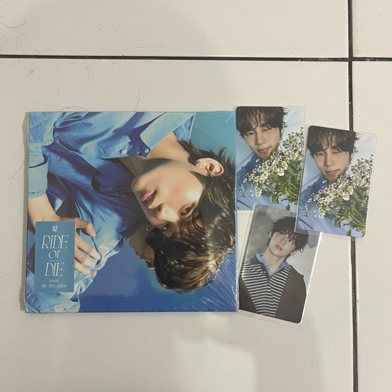 [ready] evnne ride or die digipack flower bunga sealed photocard boys planet pc selfie concept badde