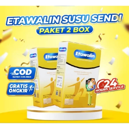 

2 BOX Etawalin - Membantu Mengatasi Asam Urat, Rematik dan Nyeri Sendi 100% Original Alami