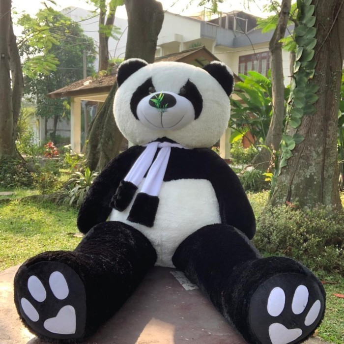Boneka Panda Jumbo 1,5 Meter  Teddy Bear SNI Beruang 1 meter gemoy lembut lucu