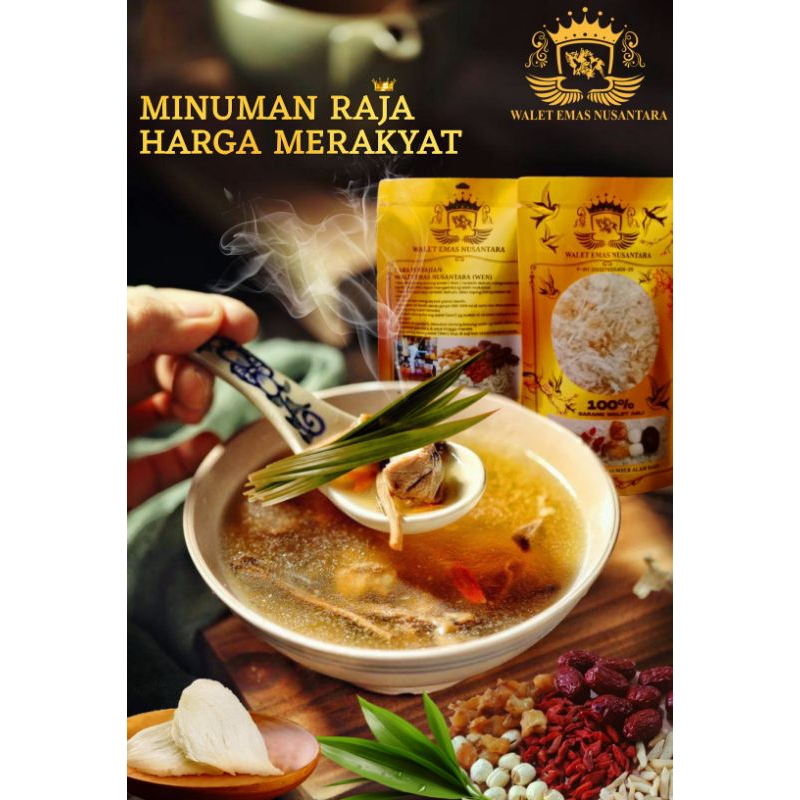 

Minuman sarang burung walet Premium Quality Dried Swallow Nest"HALAL100%