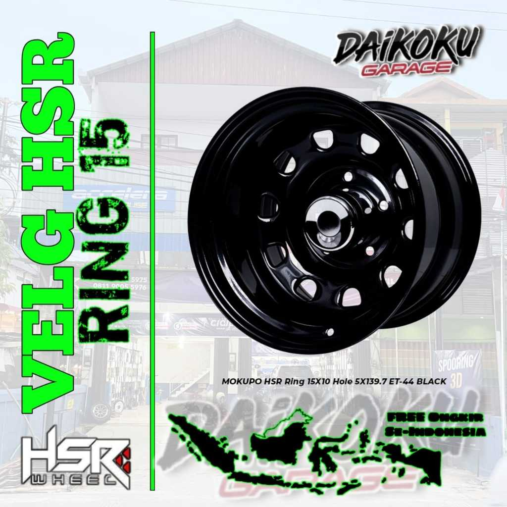 Velg Mobil Model Kaleng HSR Ring 15 (Jimny, Jeep, Katana dll) Toko Velg Mobil Banjarmasin